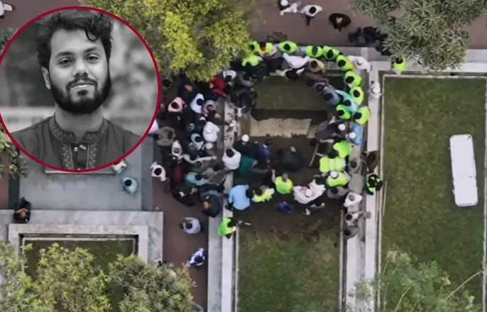 নজরুলের সমাধি প্রাঙ্গণে চিরনিদ্রায় শরীফ ওসমান হাদি