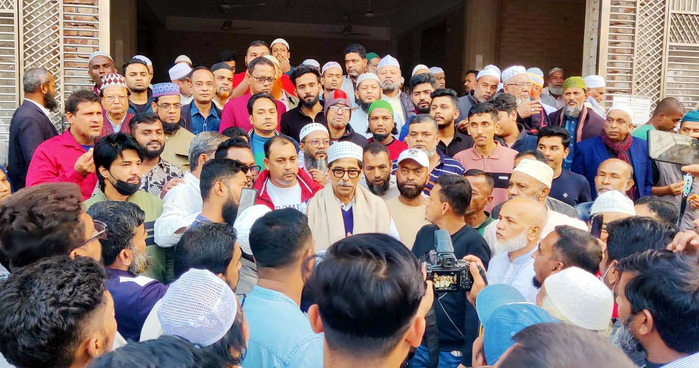 উত্তর আশ্রাপুর হালুয়াপাড়ায় হাজী আমিন উর রশিদ ইয়াছিন এর গণসংযোগ